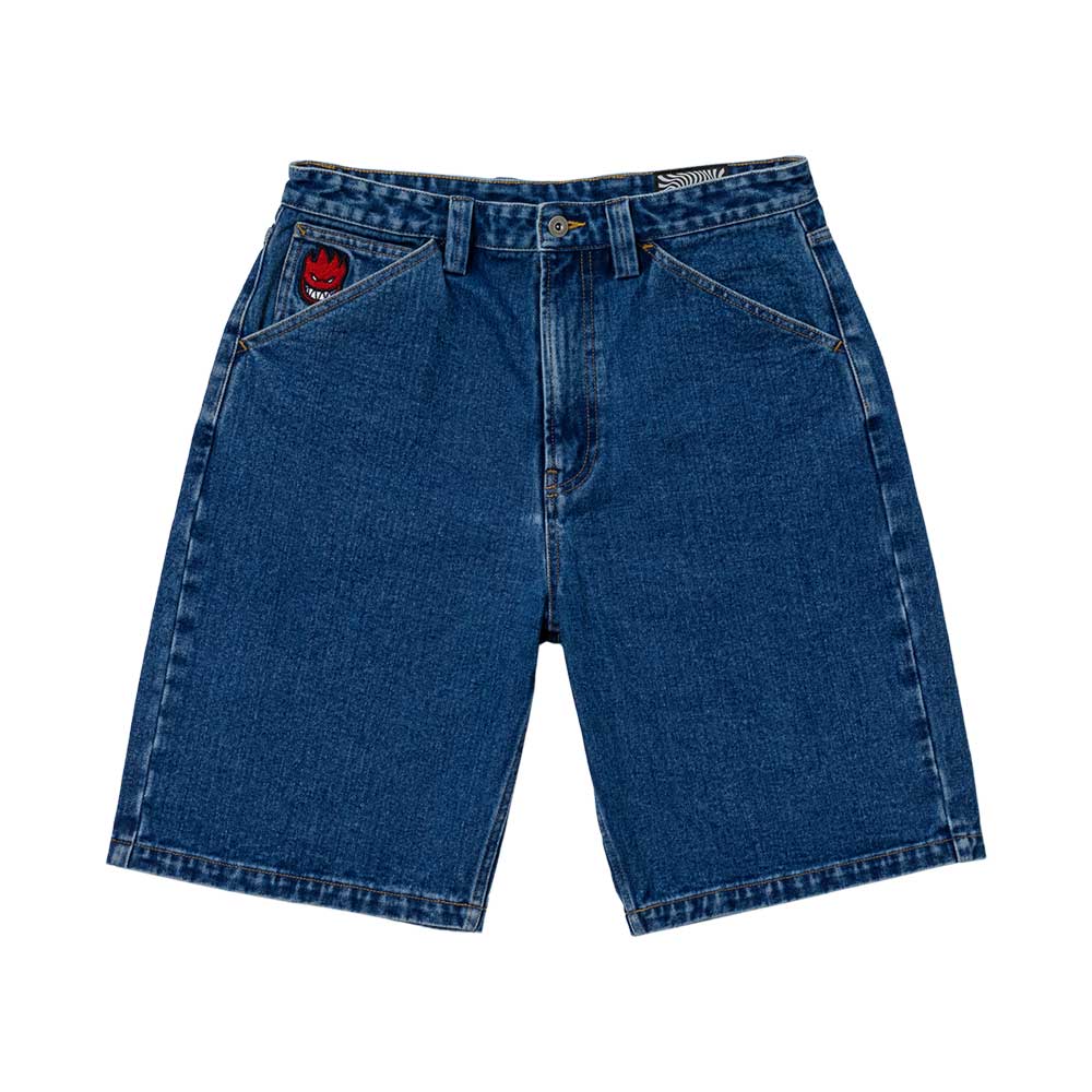 Spitfire Wheels Big Head Fill Denim Shorts