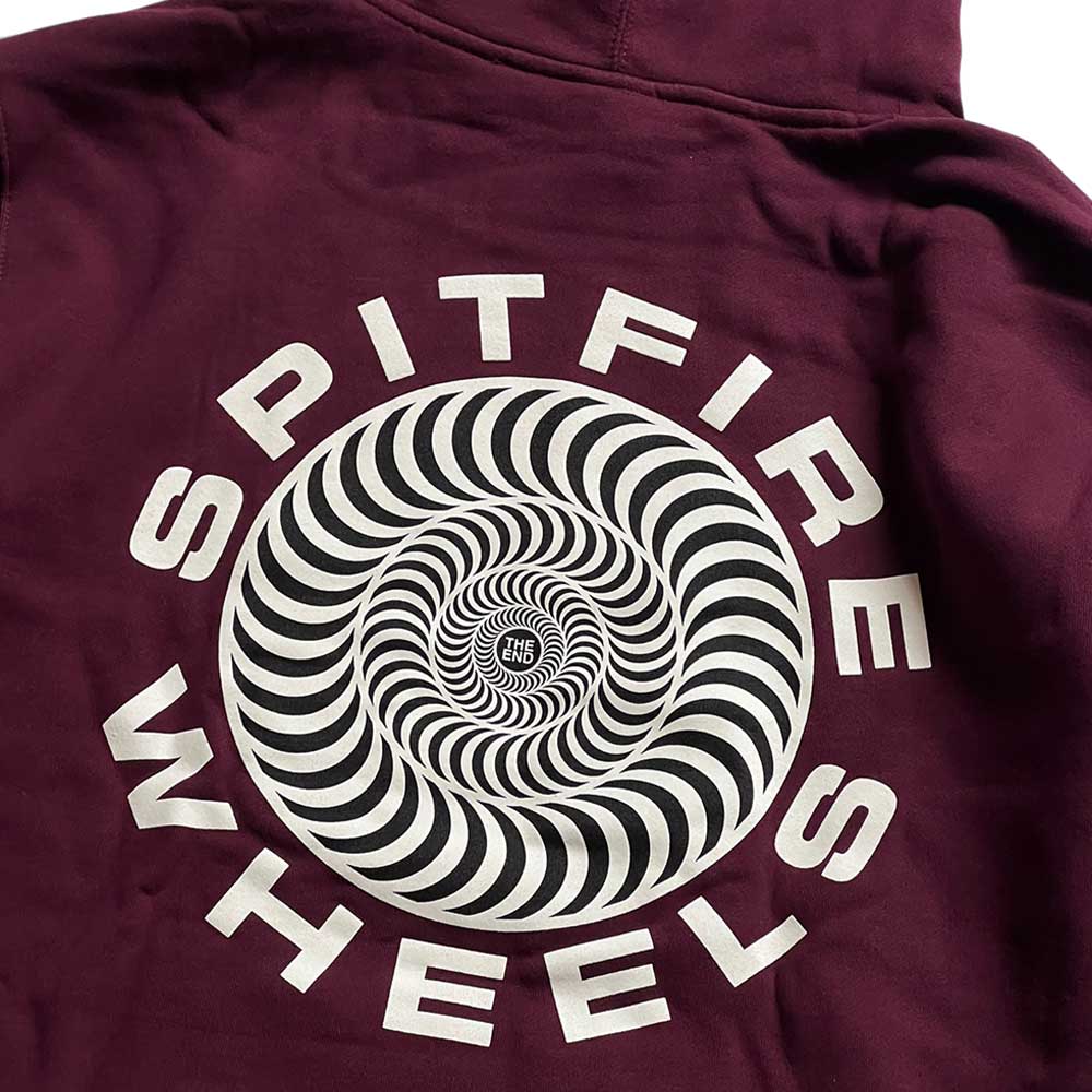 Spitfire Wheels Classic 87 Swirl Hooded Sweat detail