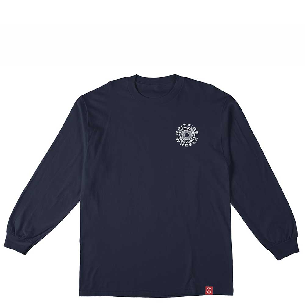 Spitfire Wheels Classic 87 Fill Long Sleeve T-Shirt navy