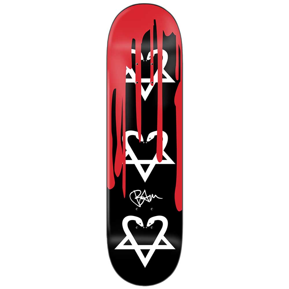 Zero Skateboards Bam Snakeagram With Blood Deck 8.25