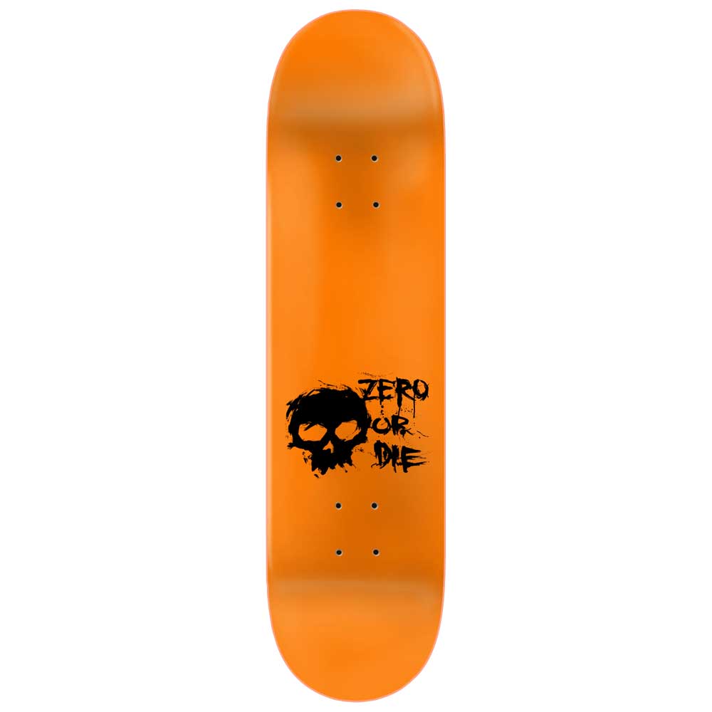Zero Skateboards x Realtree Blood Skull deck top