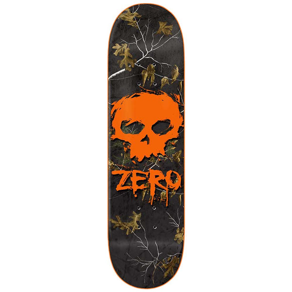 Zero Skateboards x Realtree Blood Skull deck