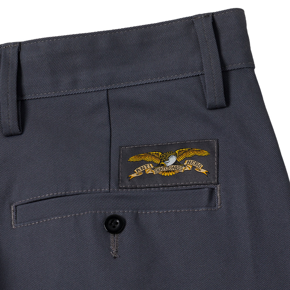 Anti Hero Skateboards Hecho Por Skate Work Pants charcoal