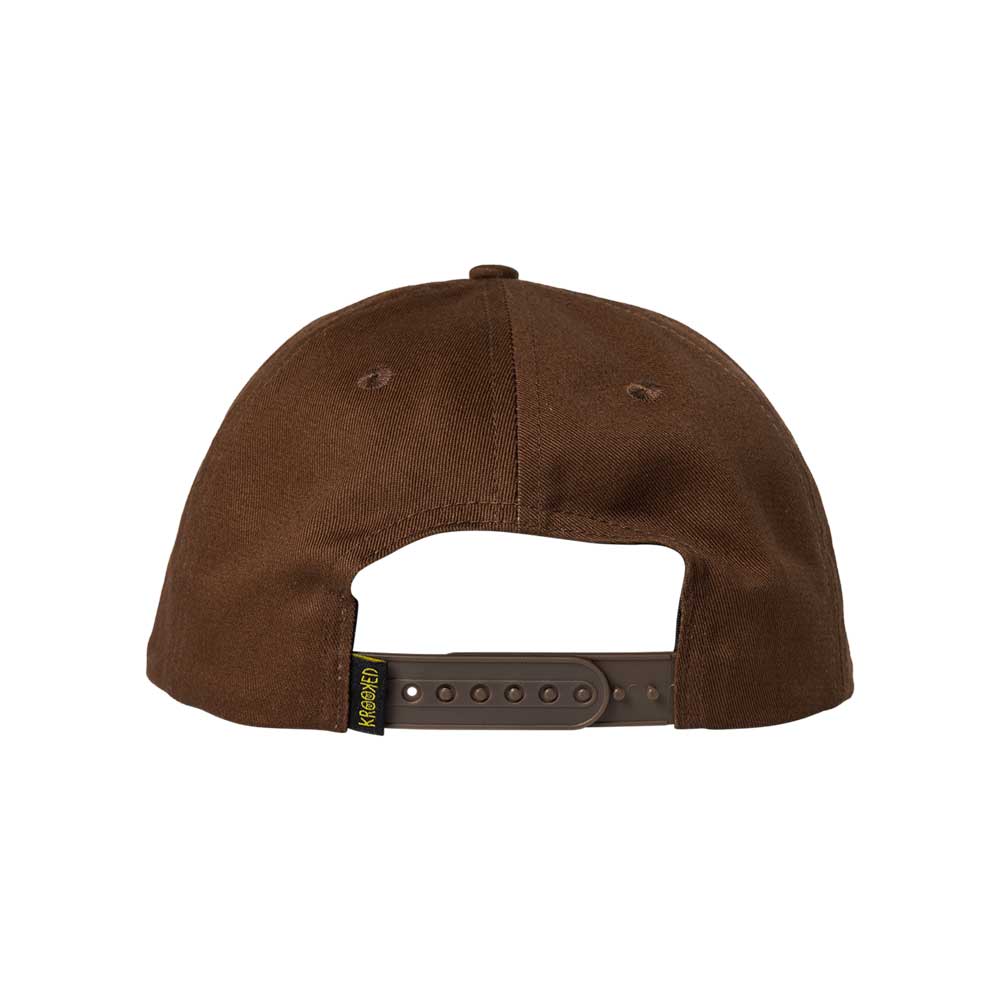 Krooked Sweatpants Redux Cap brown back