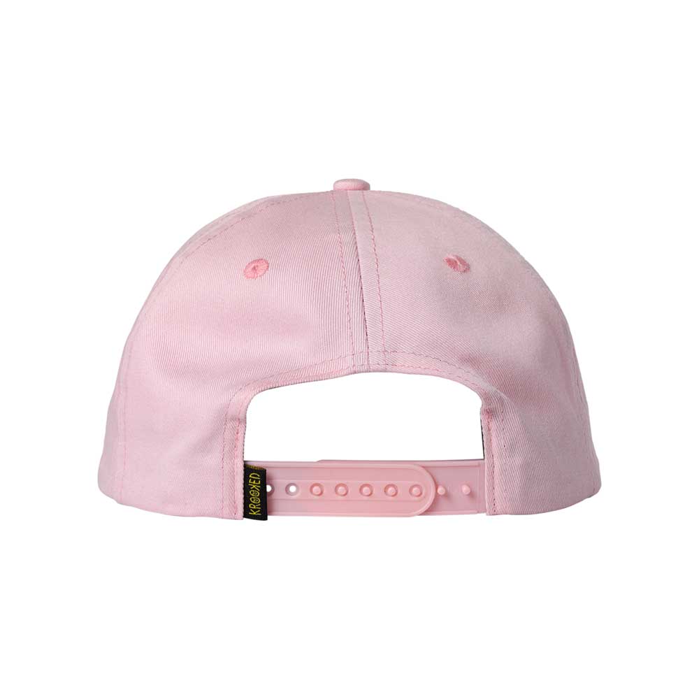 Krooked Eyes Cap pink back