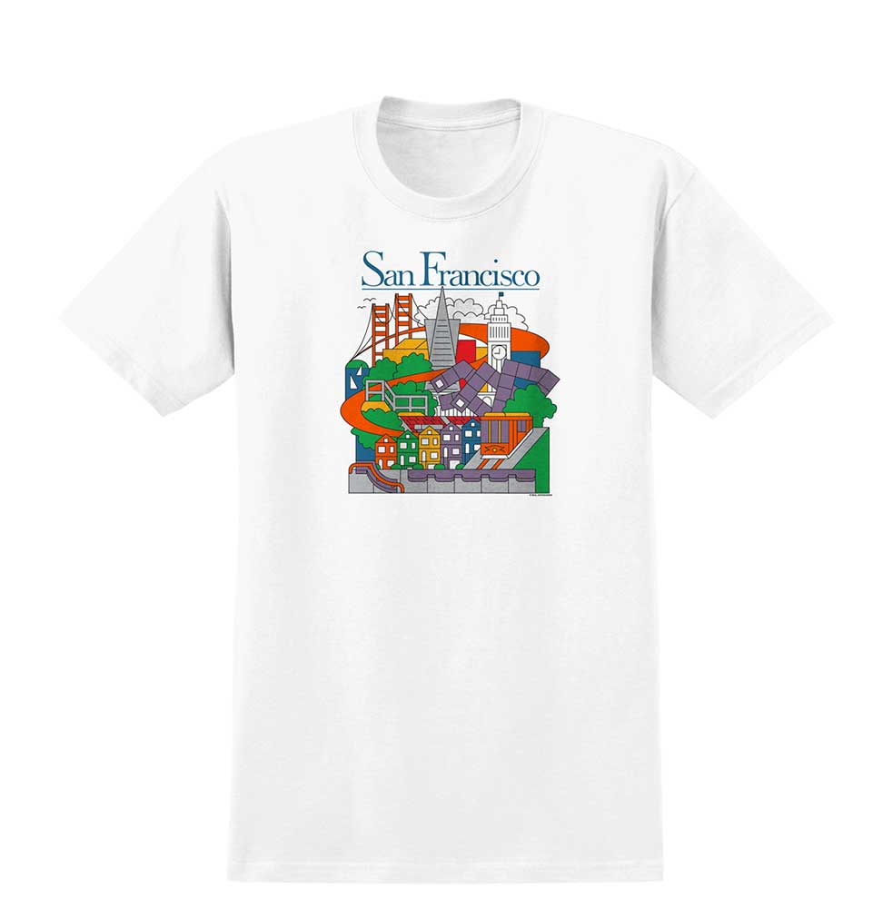 Real Skateboards SF Travel T-Shirt