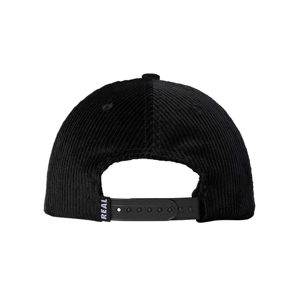 Real Skateboards Oval Logo Cord Cap back