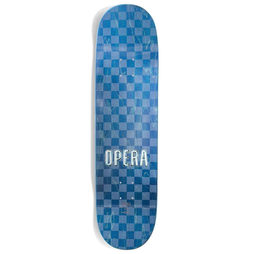 Opera Skateboards Mask Logo Deck 8.5 top