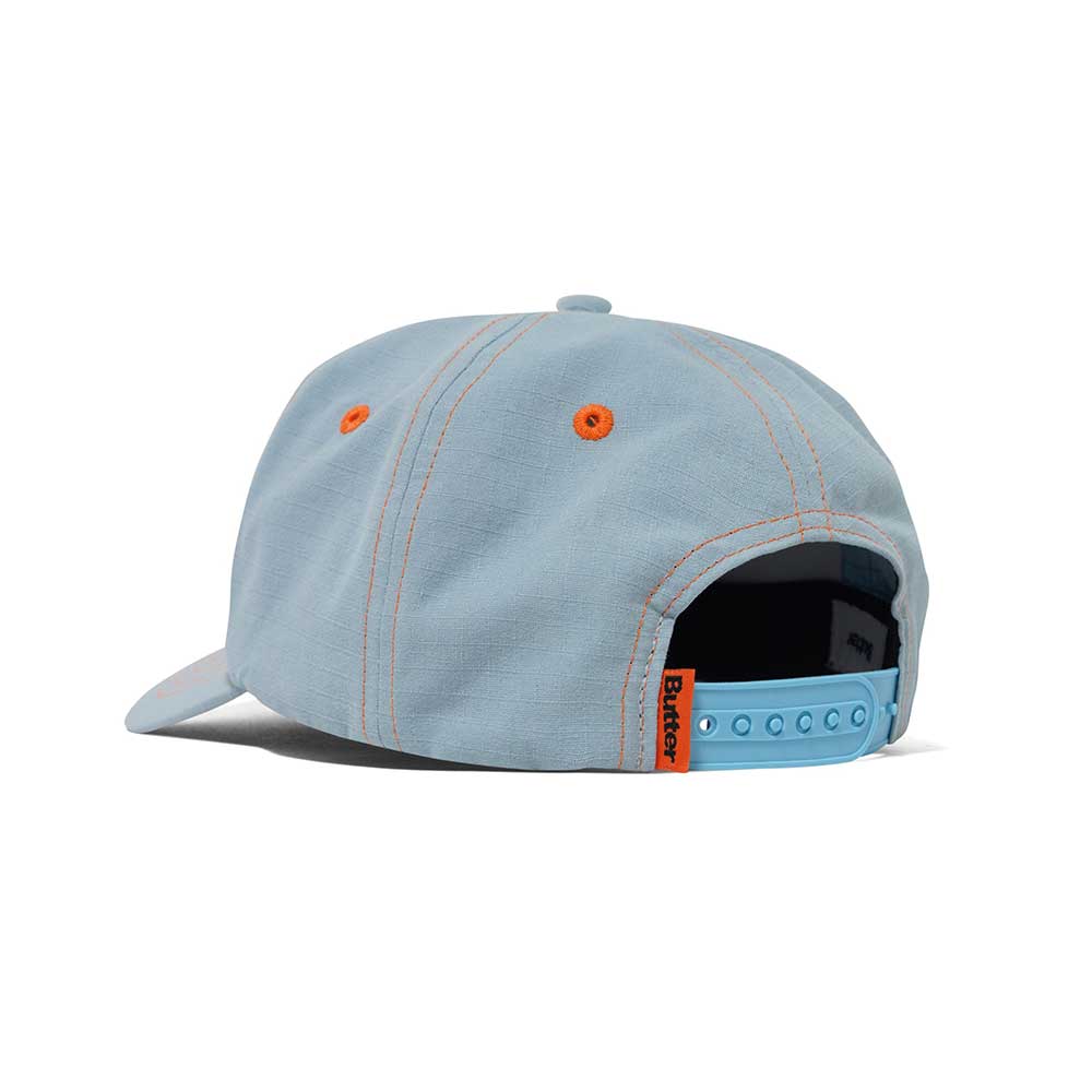 Butter Goods Amplify Snapback cap stone blue back