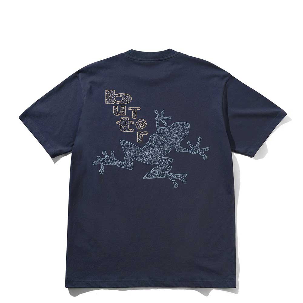 Butter Goods Croaker T-Shirt navy back
