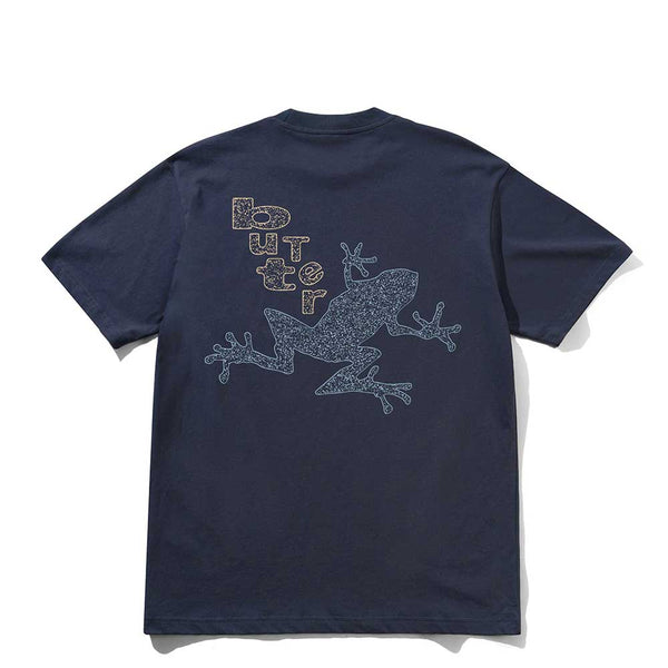 Butter Goods Croaker T-Shirt navy back