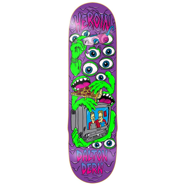 Heroin Skateboards Dern Mutate Or Die Deck 8.75