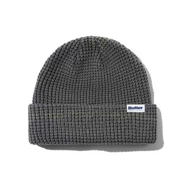 Butter Goods Distress Waffle Beanie grey