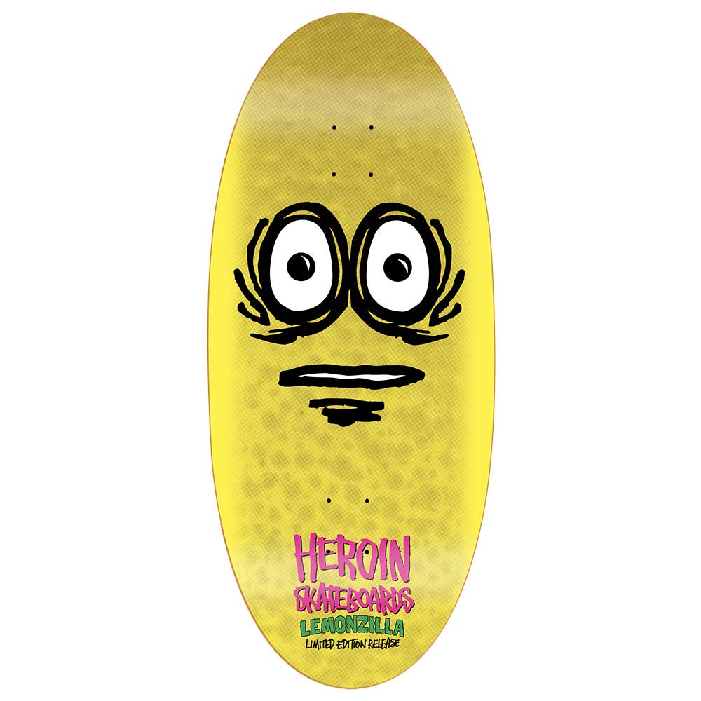 Heroin Skateboards Lemonzilla Deck 13.5