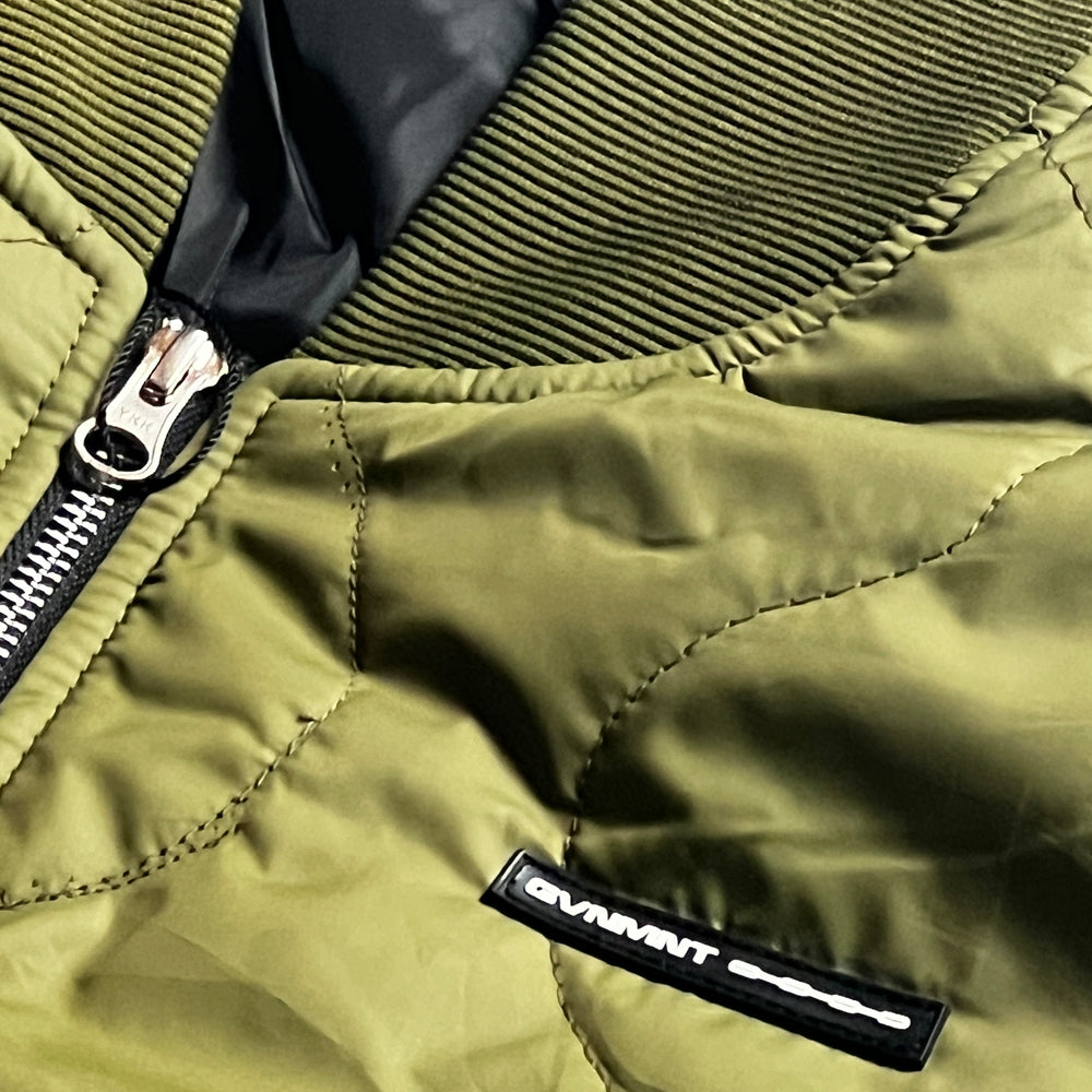 GVNMNT Wavy Quilted Puffa jacket detail