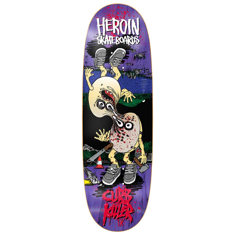 Heroin Skateboards Curb Killer 9 Merged Deck 10