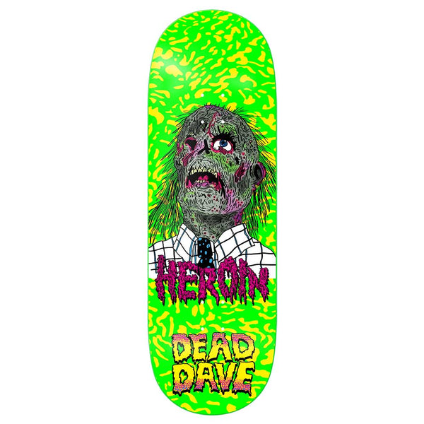 Heroin Skateboards Dead Dave Head Deck 10.125