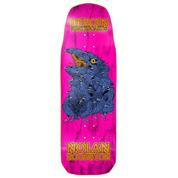 Heroin Skateboards Nolan Haughton Crow Deck 9.9