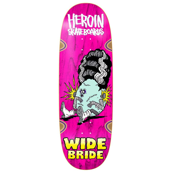 Heroin Skateboards Wide Bride Egg Deck 10.4