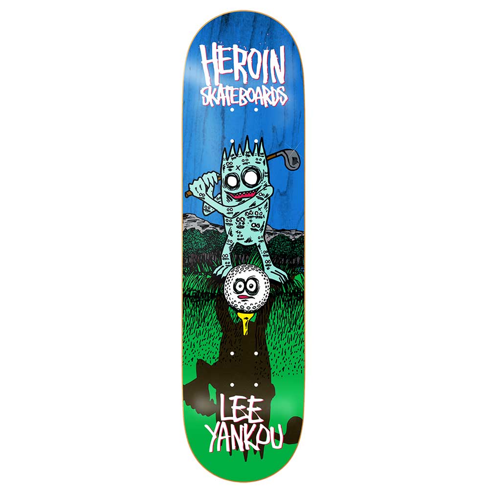 Heroin Skateboards Yankou Golf Imp Deck 8.25