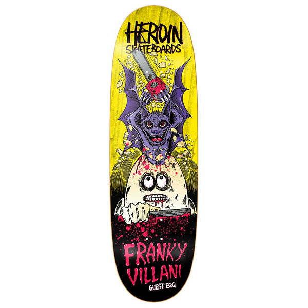 Heroin Skateboards Villani Guest Egg Deck 9.5