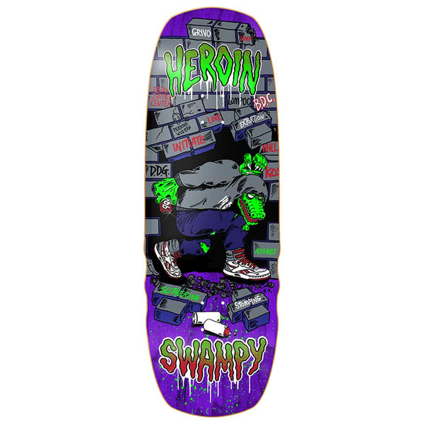 Heroin Skateboards Swampy Stomp Deck 10.5