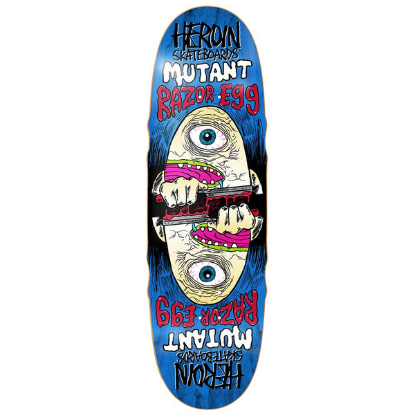 Heroin Skateboards Mutant Razor Egg deck
