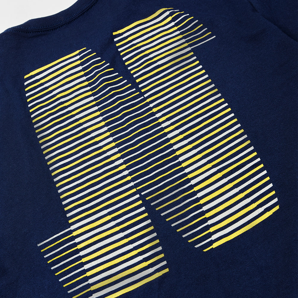 North Skateboard Magazine N Logo T-Shirt navy back detail