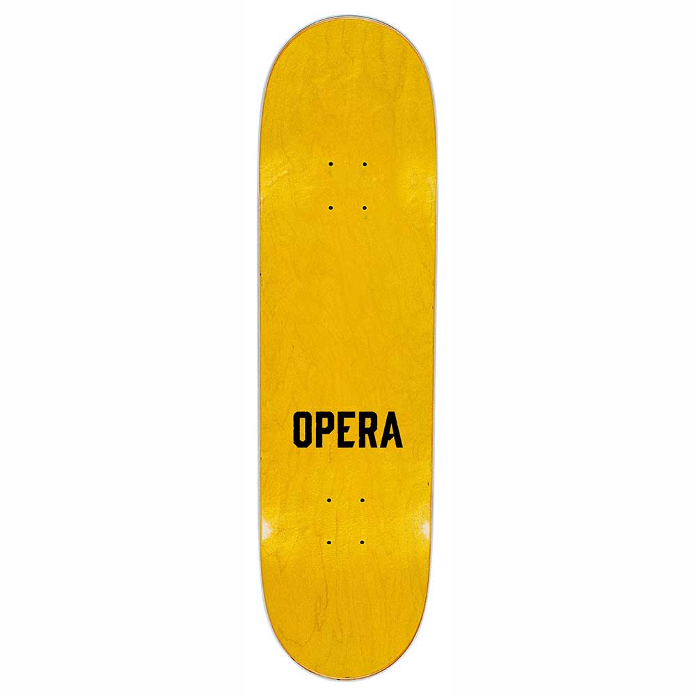 Opera Skateboards Face deck 8.25" wide top