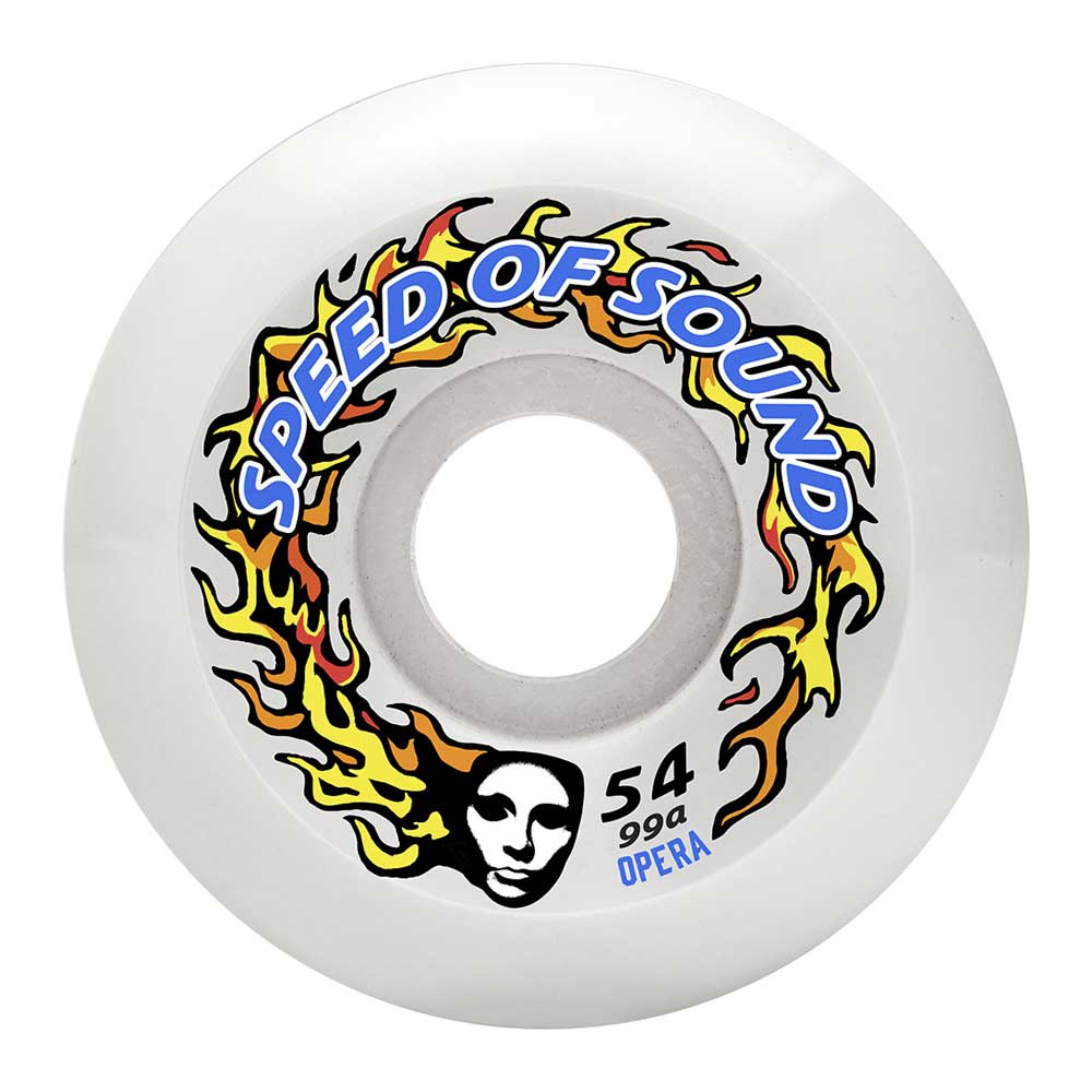 Opera Skateboards SOS Fire Mask conical wheels 54mm