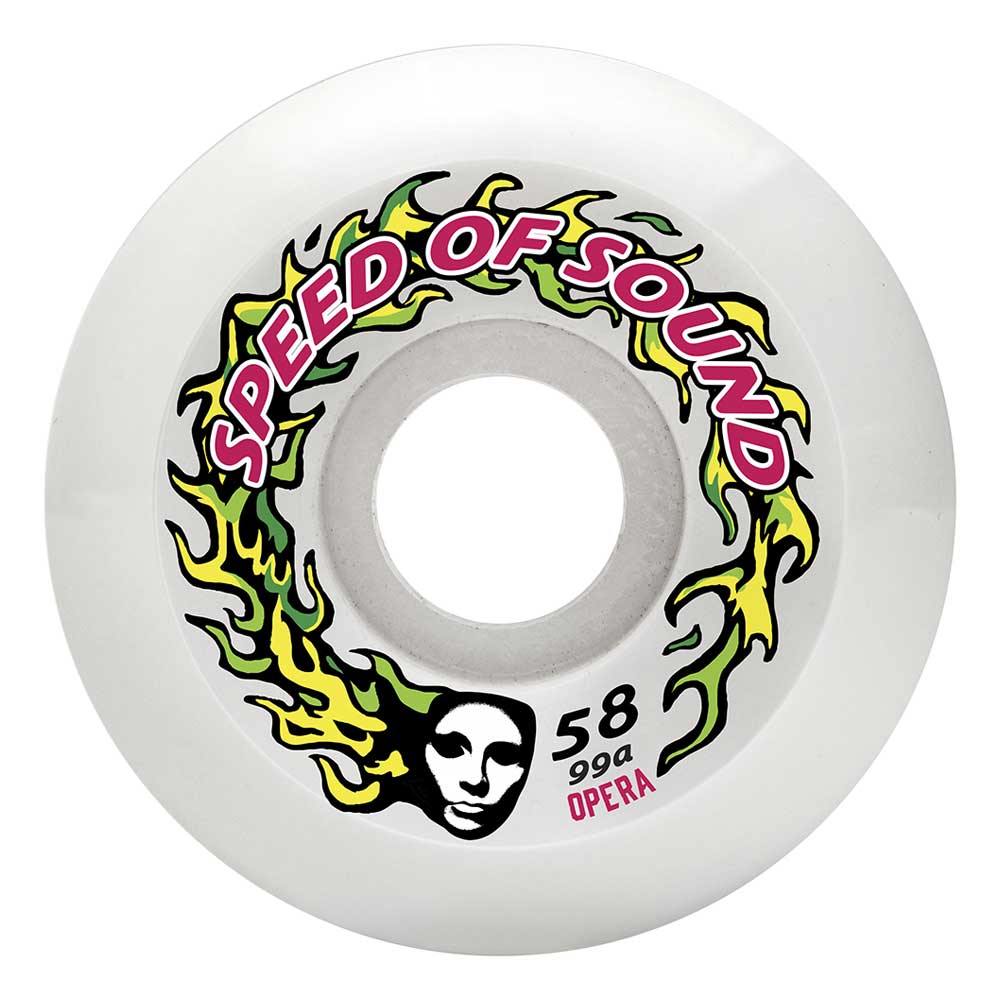 Opera Skateboards SOS Fire Mask Conical Wheels 58mm
