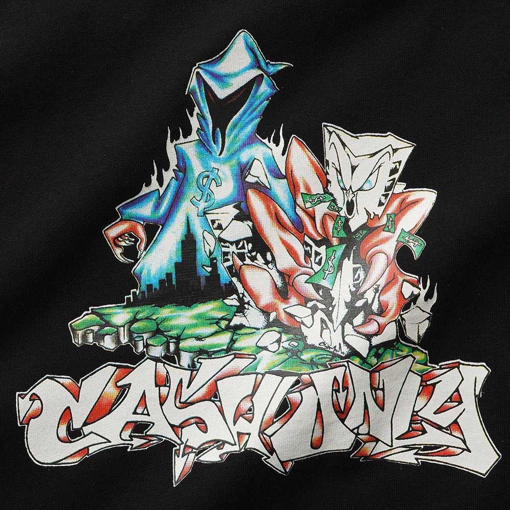 Cash Only Reaper T-shirt detail