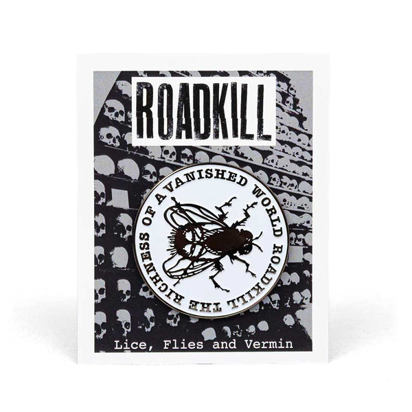 Roadkill Fly Oversized Pin Badge