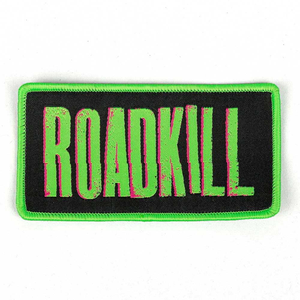 Roadkill Logo Patch Green Pink