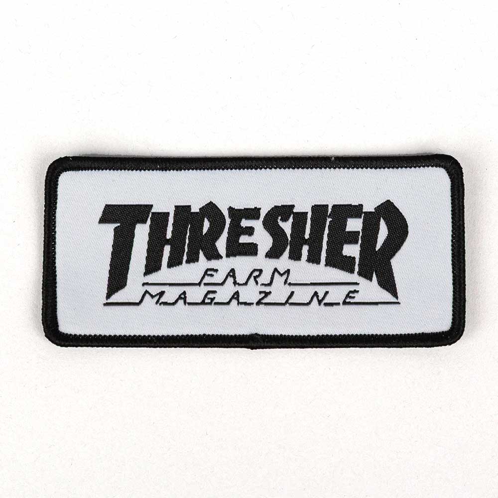 Roadkill Thresher Farm Magazine Patch black