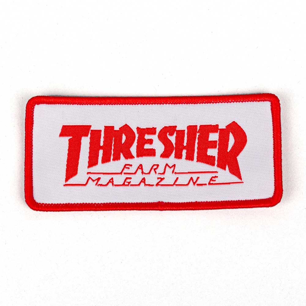  Roadkill Thresher Farm Magazine Patch Red