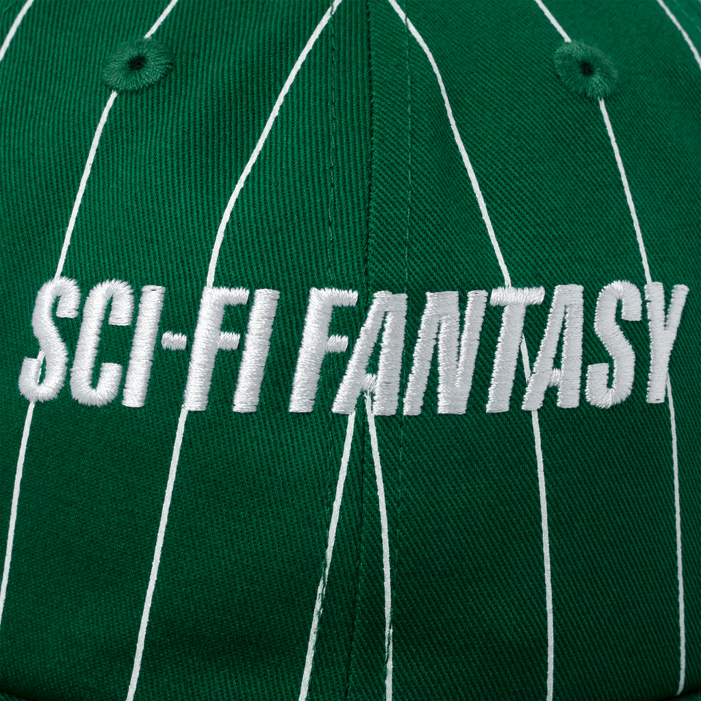 Sci Fi Fantasy Fast Stripe Cap green front
