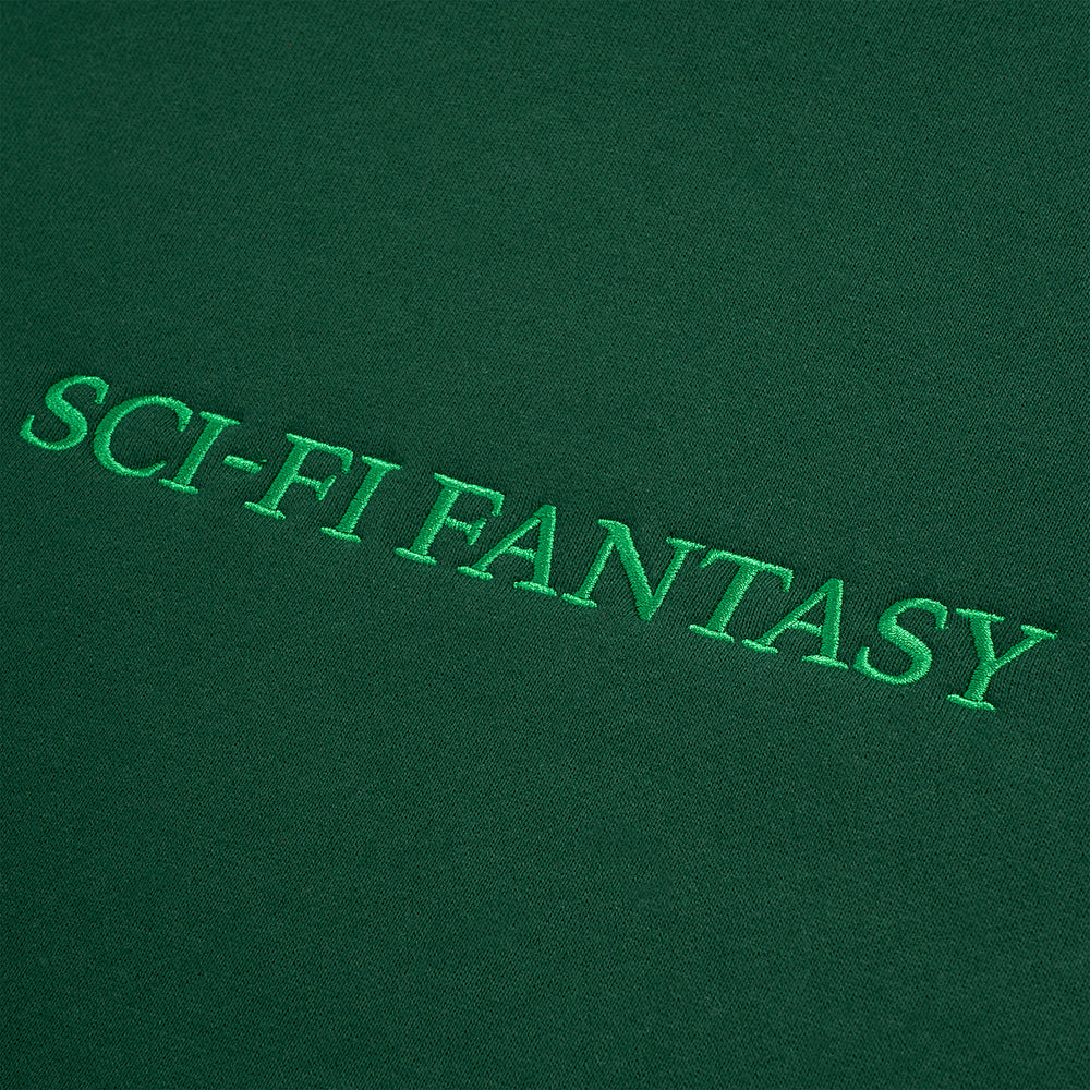 Sci-Fi Fantasy Logo Hooded Sweat Green detail