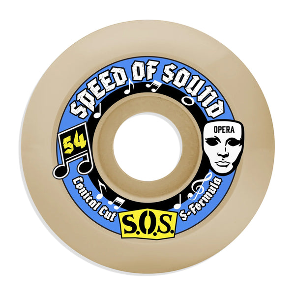 Opera Skateboards SOS Soprano Asymmetric wheels 54mm