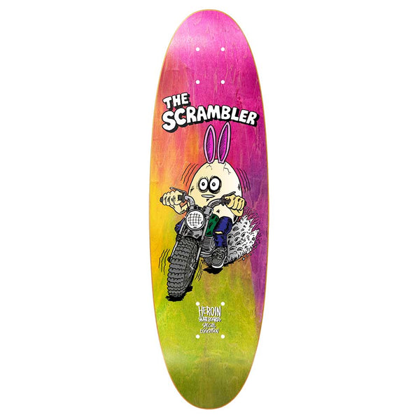 Heroin Skateboards Scrambler Egg Deck 7.88