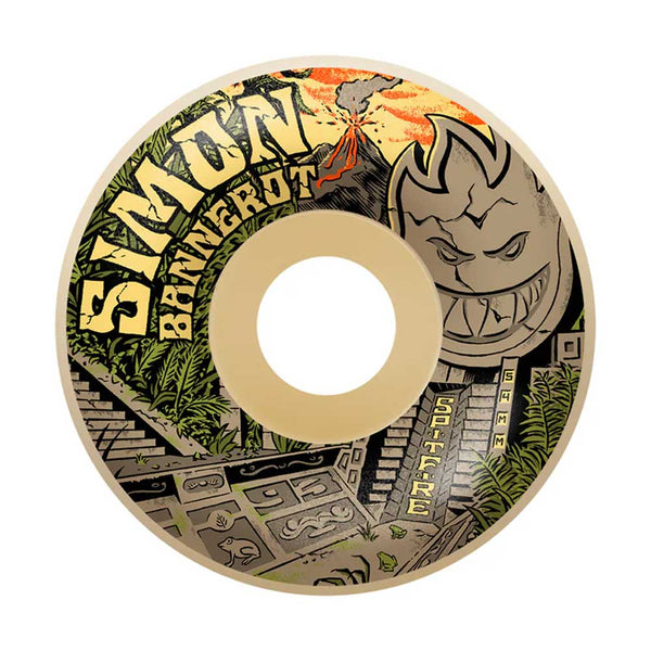 Spitfire Wheels Formula Four Radial Full Bannerot Templo Wheels 93a 54mm