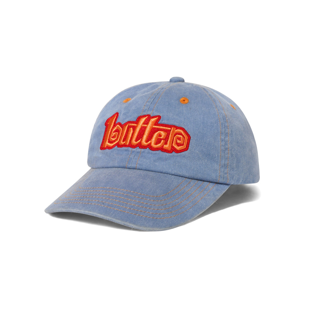Butter Goods Swirl 6 Panel Cap washed slate