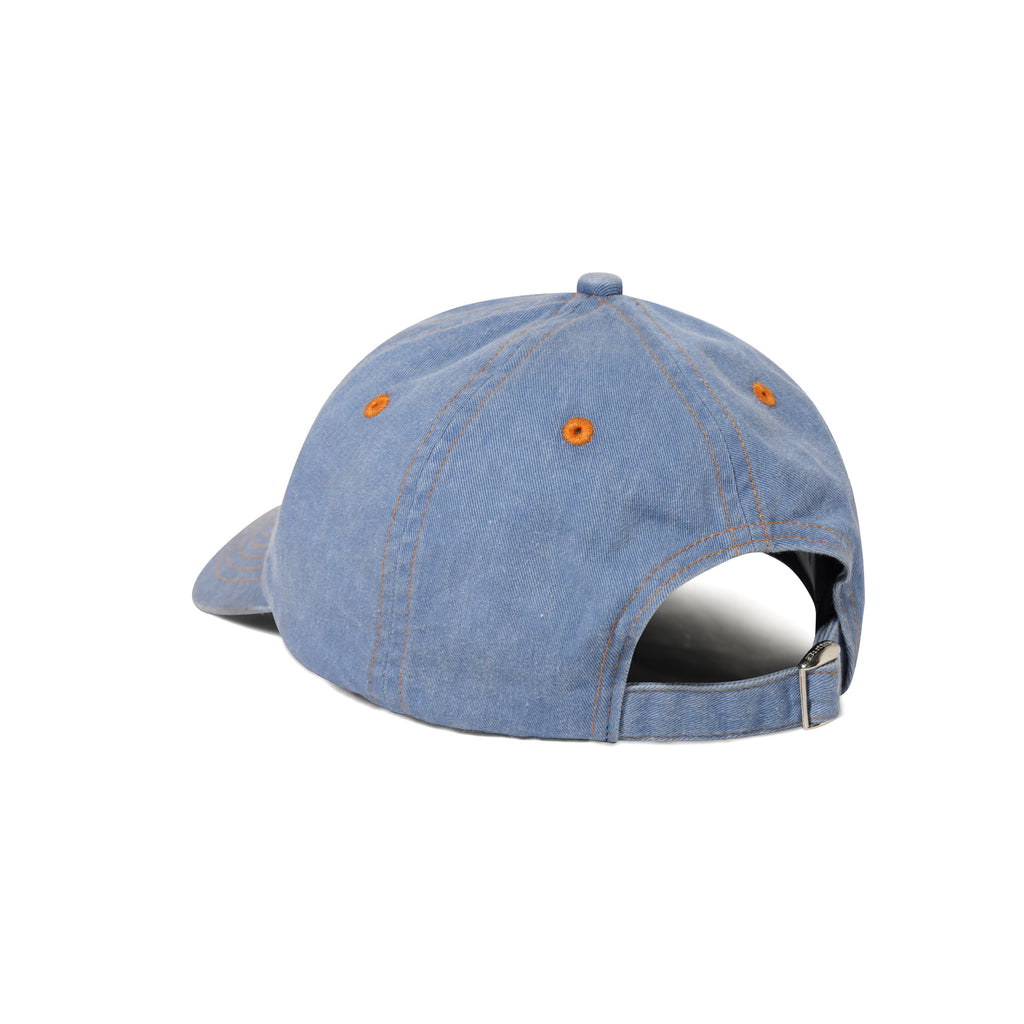 Butter Goods Swirl 6 Panel Cap washed slate back