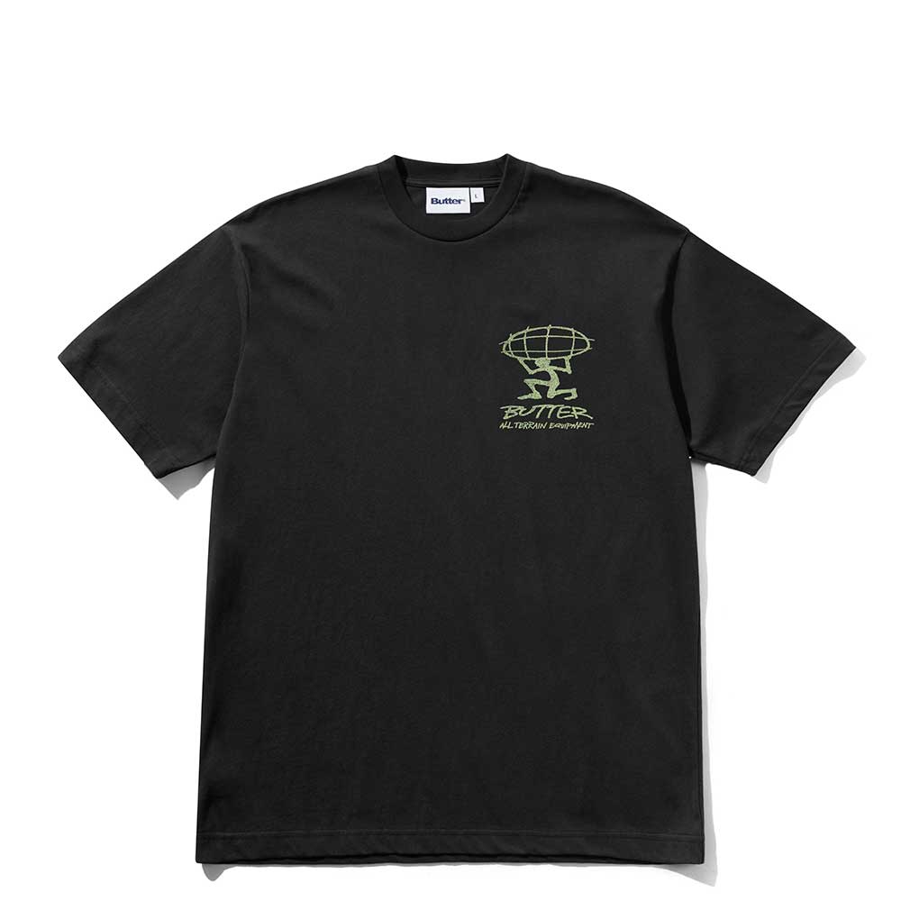 Butter Goods Terrain T-shirt black front
