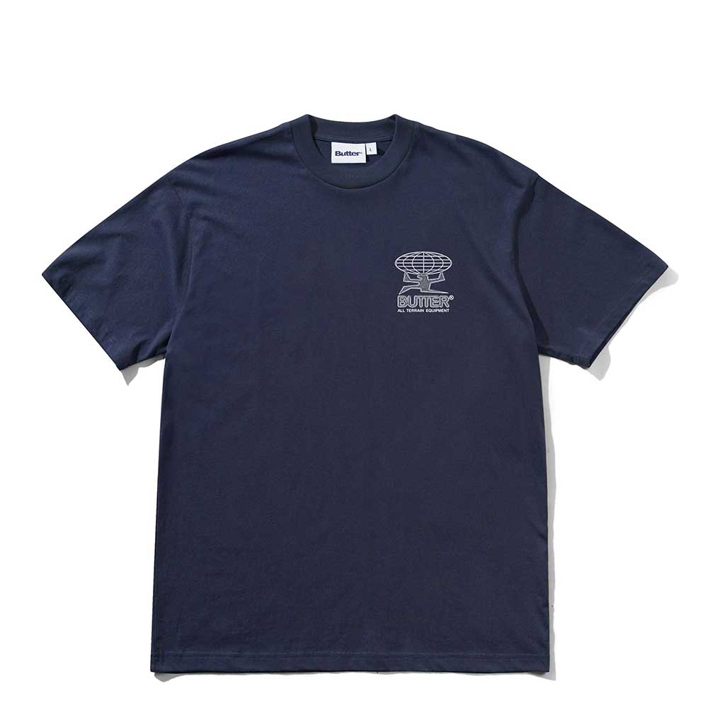 Butter Goods Terrain T-shirt navy front