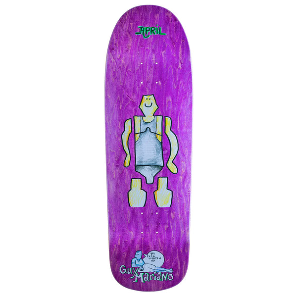 April Skateboards Guy Mariano Guy By Gonz deck purple