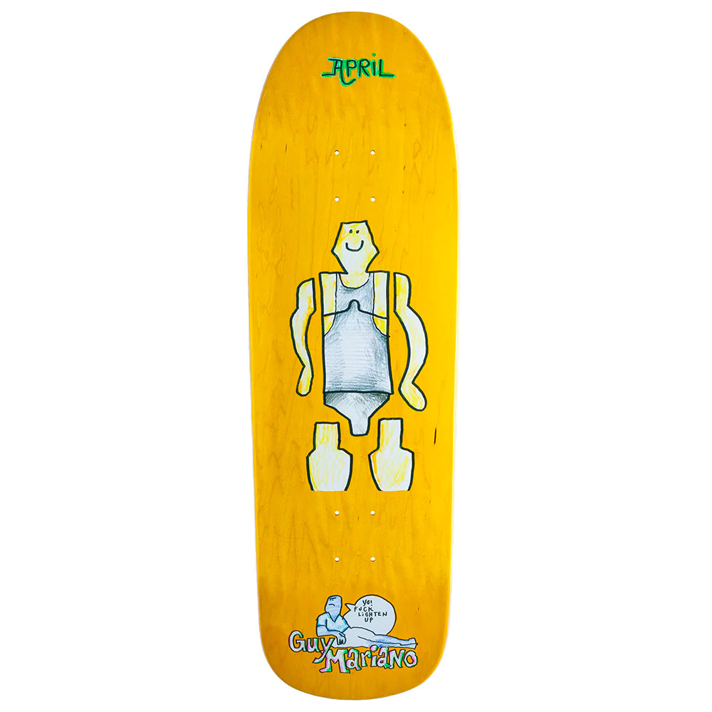 April Skateboards Guy Mariano Guy By Gonz deck 9.6" wide