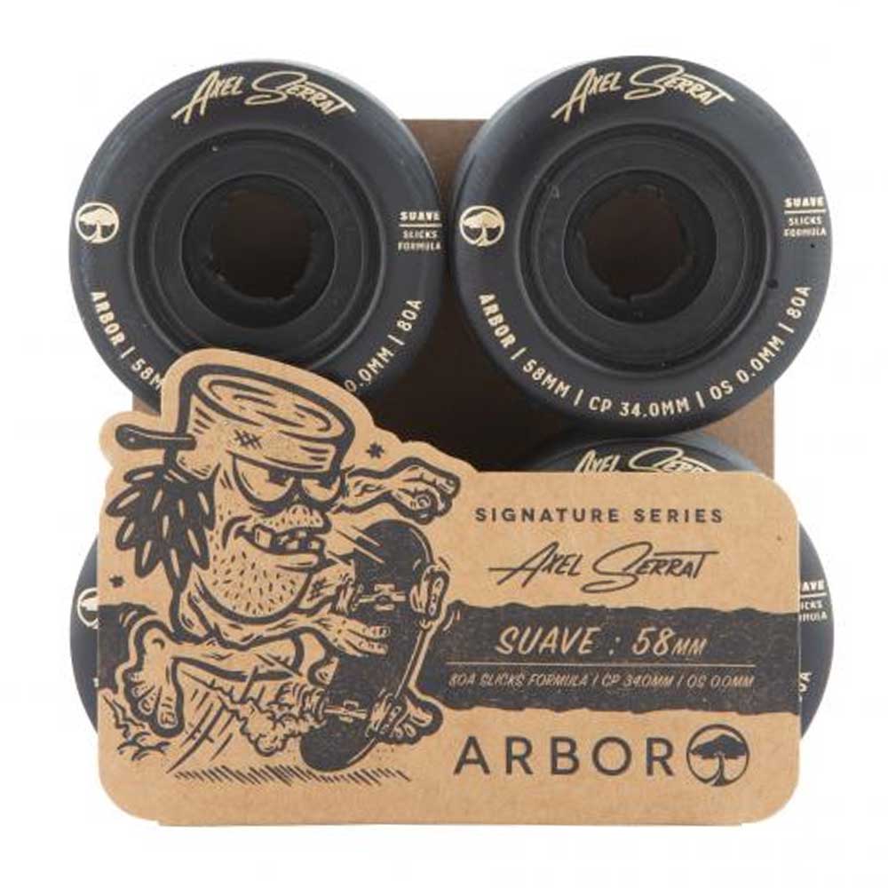 Arbor Suave Cruiser Wheels 80a 58mm black