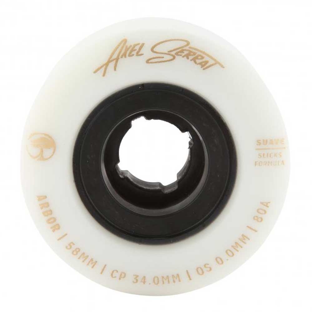 Arbor Suave Cruiser Wheels 80a 58mm white