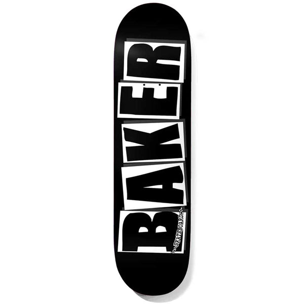 Baker Skateboards Brand Black Logo Deck 8.475